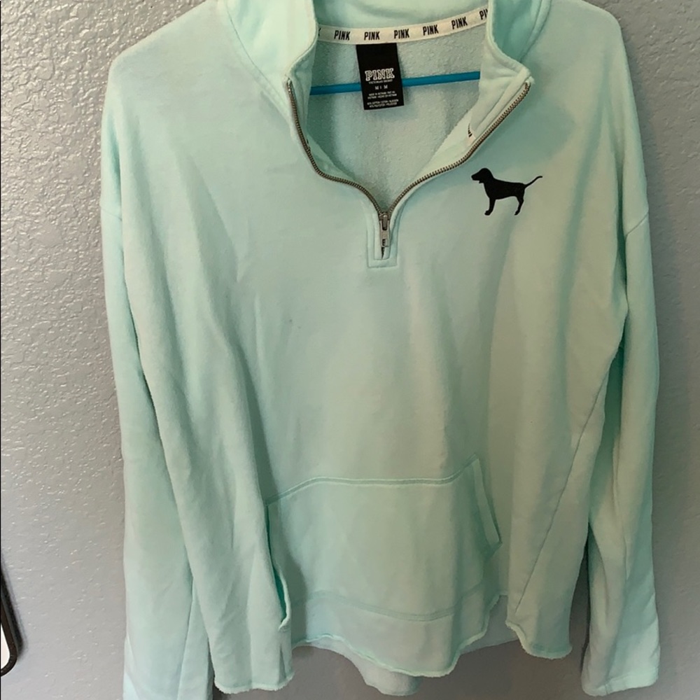 Pink half zip